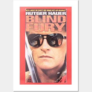 Blind Fury VHS - Rutger Hauer T-Shirt Posters and Art